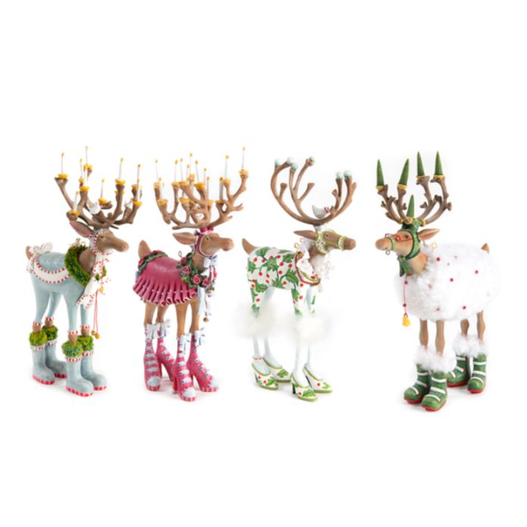 Dash Away Reindeer Figure Set A by Patience Brewster