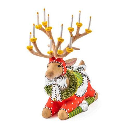 Dash Away Sitting Dasher Reindeer Figure by Patience Brewster - Quirks!