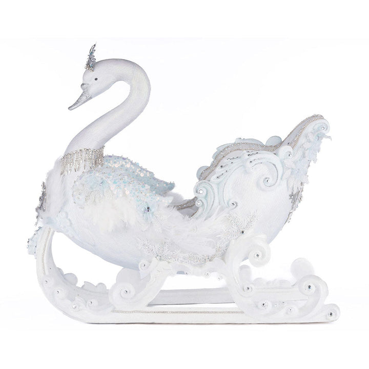 Dazzling Swan Sleigh by Katherine's Collection image 3