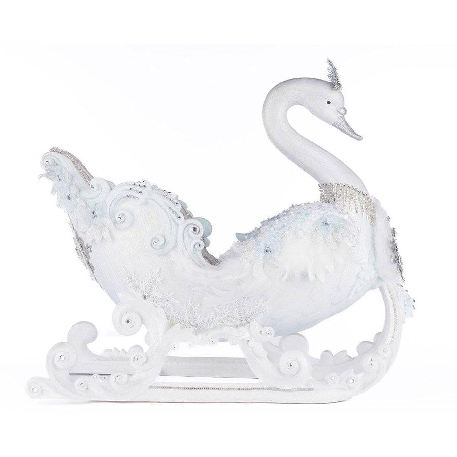 Dazzling Swan Sleigh by Katherine's Collection image