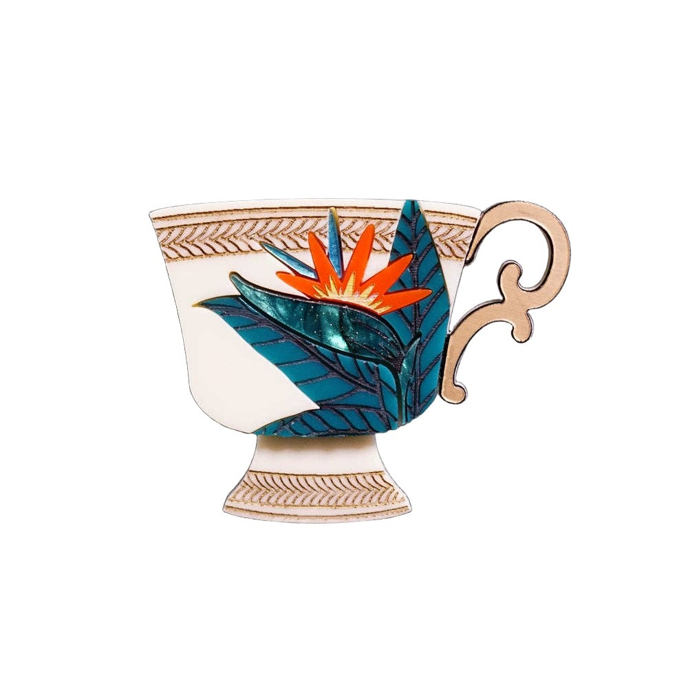 Teacup Brooch