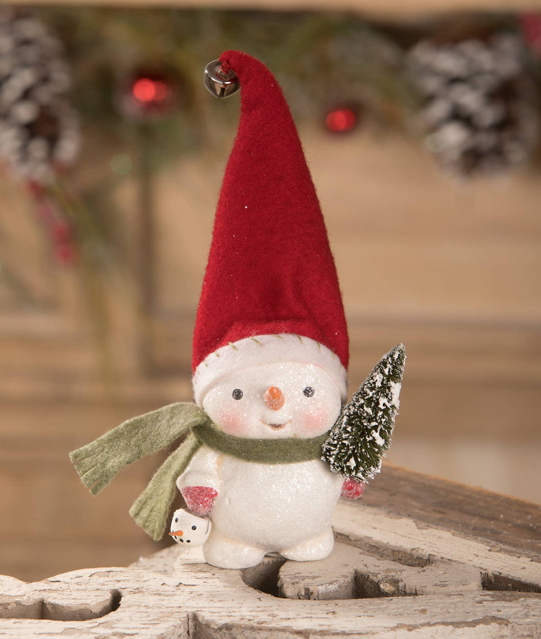 Stocking Cap Snowman by Bethany Lowe