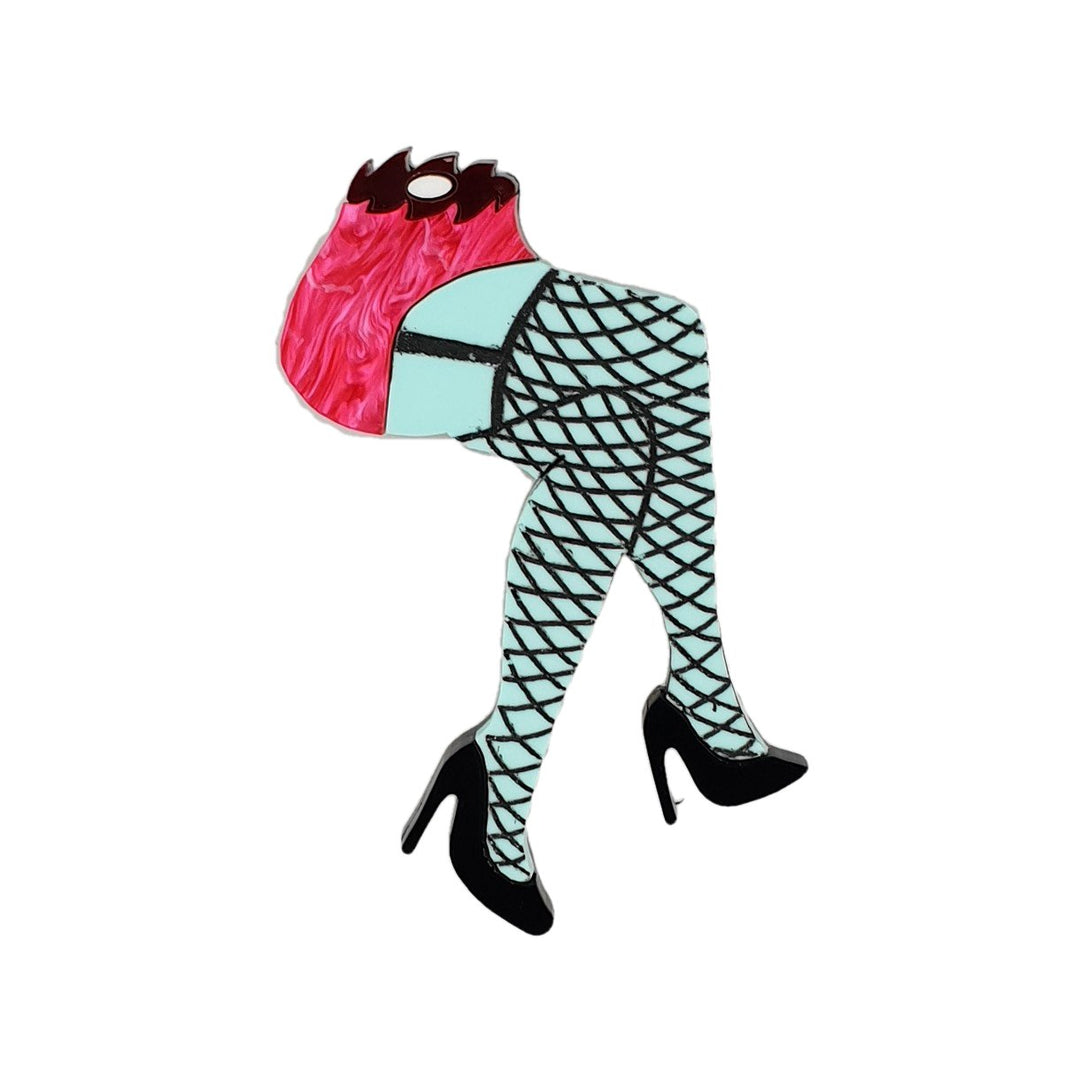 Severed Pin Up Legs Brooch