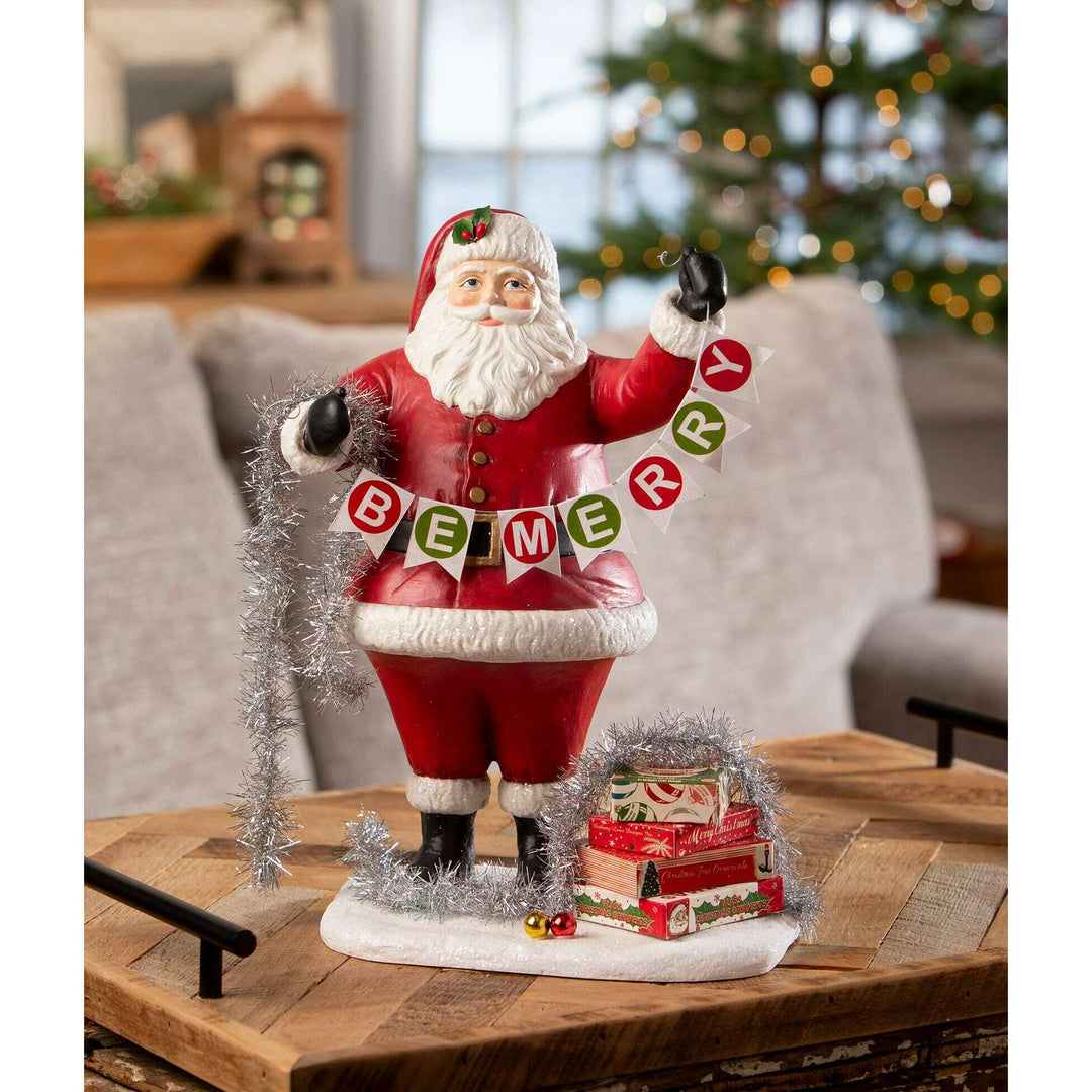 Deck the Halls Santa by Bethany Lowe Designs, image 4
