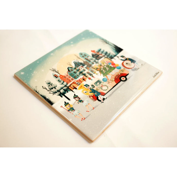 Decorative Tile Christmas Parade by Laliblue 4