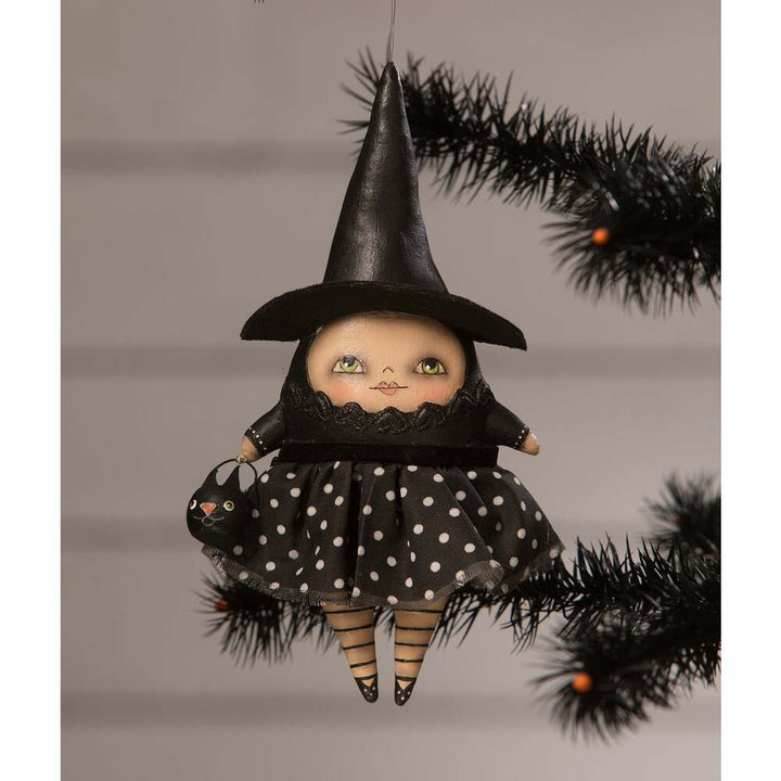 Delighted Desdemona Witch Ornament by Bethany Lowe Designs