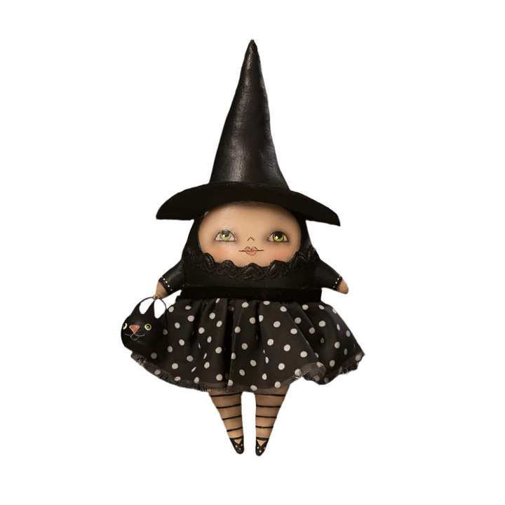 Delighted Desdemona Witch Ornament by Bethany Lowe Designs