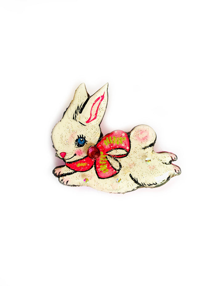 Jumping Layla Bunny Brooch