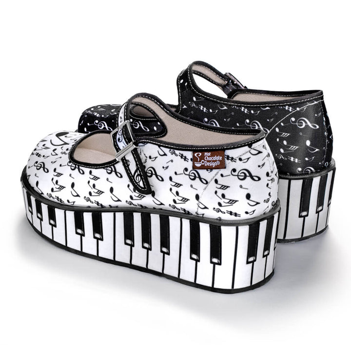 Chocolaticas® Thank You Music Women's Mary Jane Platform
