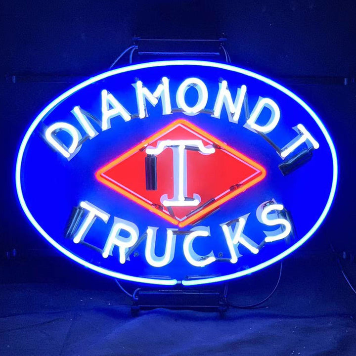 Diamond T Trucks Car Neon Signs Light