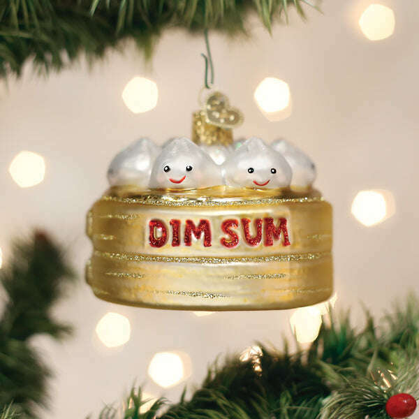 Old World Christmas Dim Sum Blown Glass Ornament