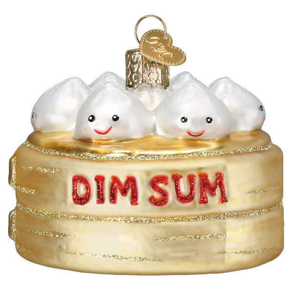 Old World Christmas Dim Sum Blown Glass Ornament