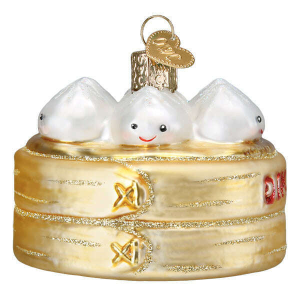 Old World Christmas Dim Sum Blown Glass Ornament