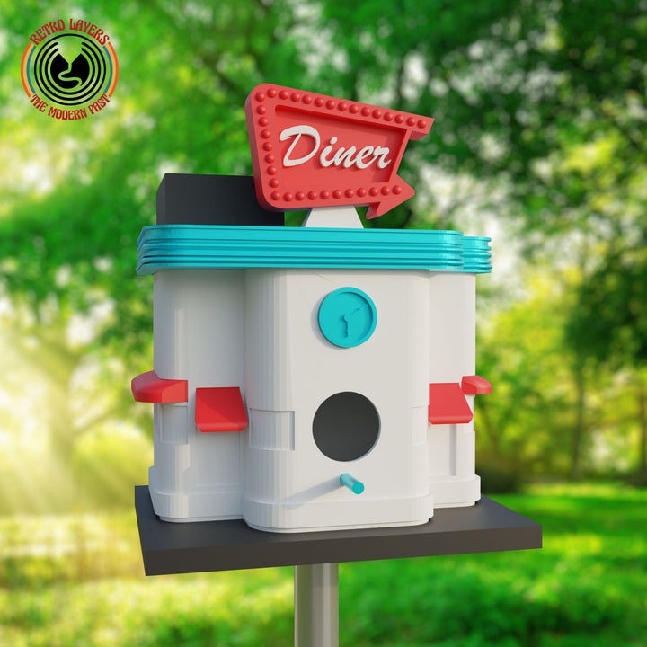 Retro 1960s Birdhouse Diner