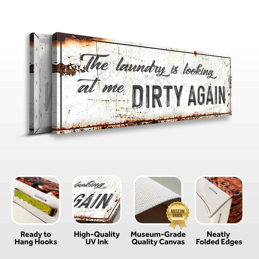 Dirty Laundry Sign