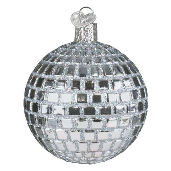 Old World Christmas Disco Ball Blown Glass Ornament