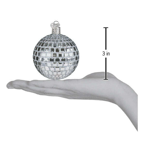Old World Christmas Disco Ball Blown Glass Ornament