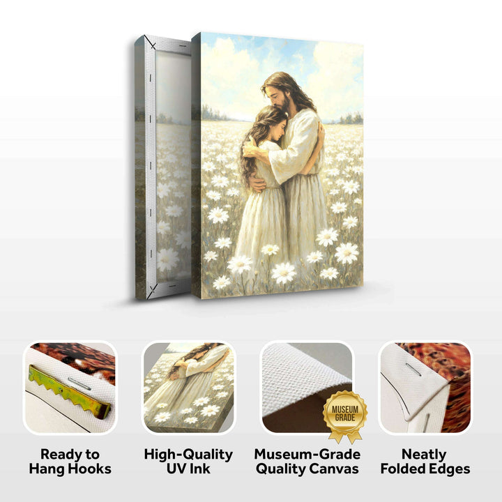 Divine Embrace of Grace Faith Wall Art