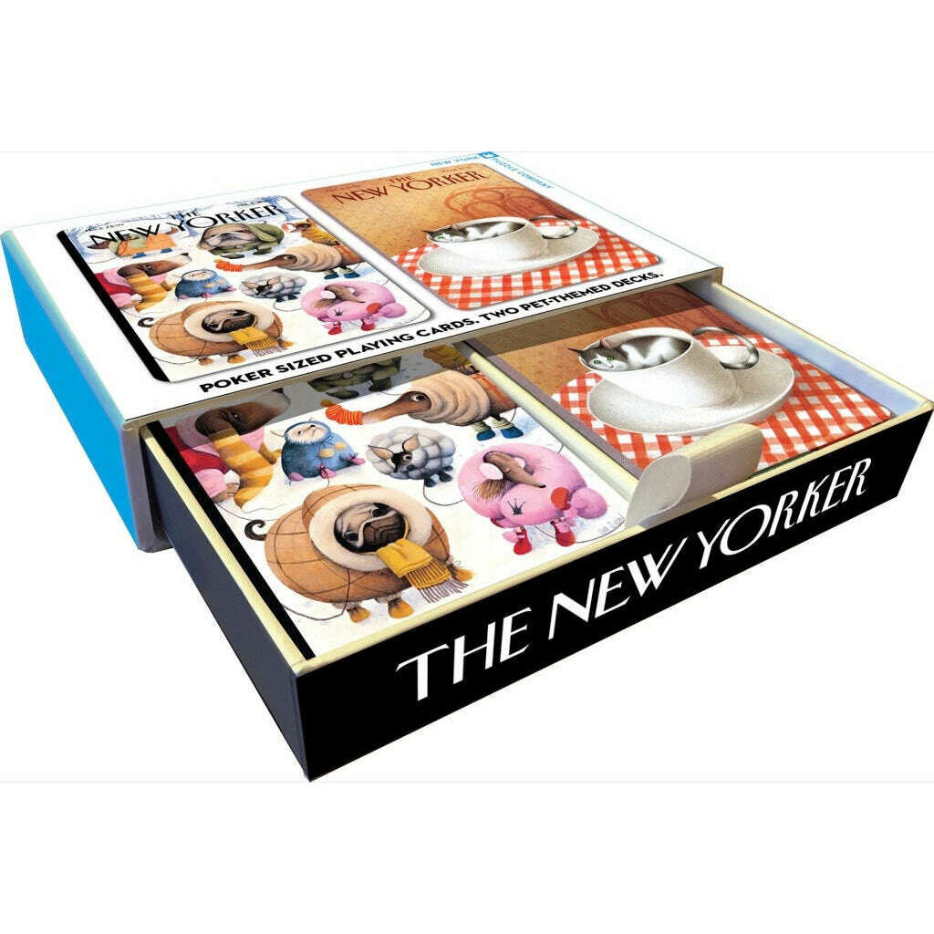 Dog and Cat Cartoons Double Deck Playing Cards