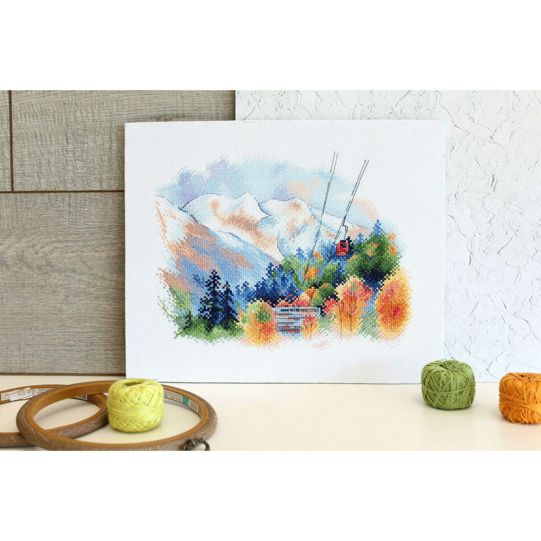 Dombay Mountains A-045 Cross stitch kit