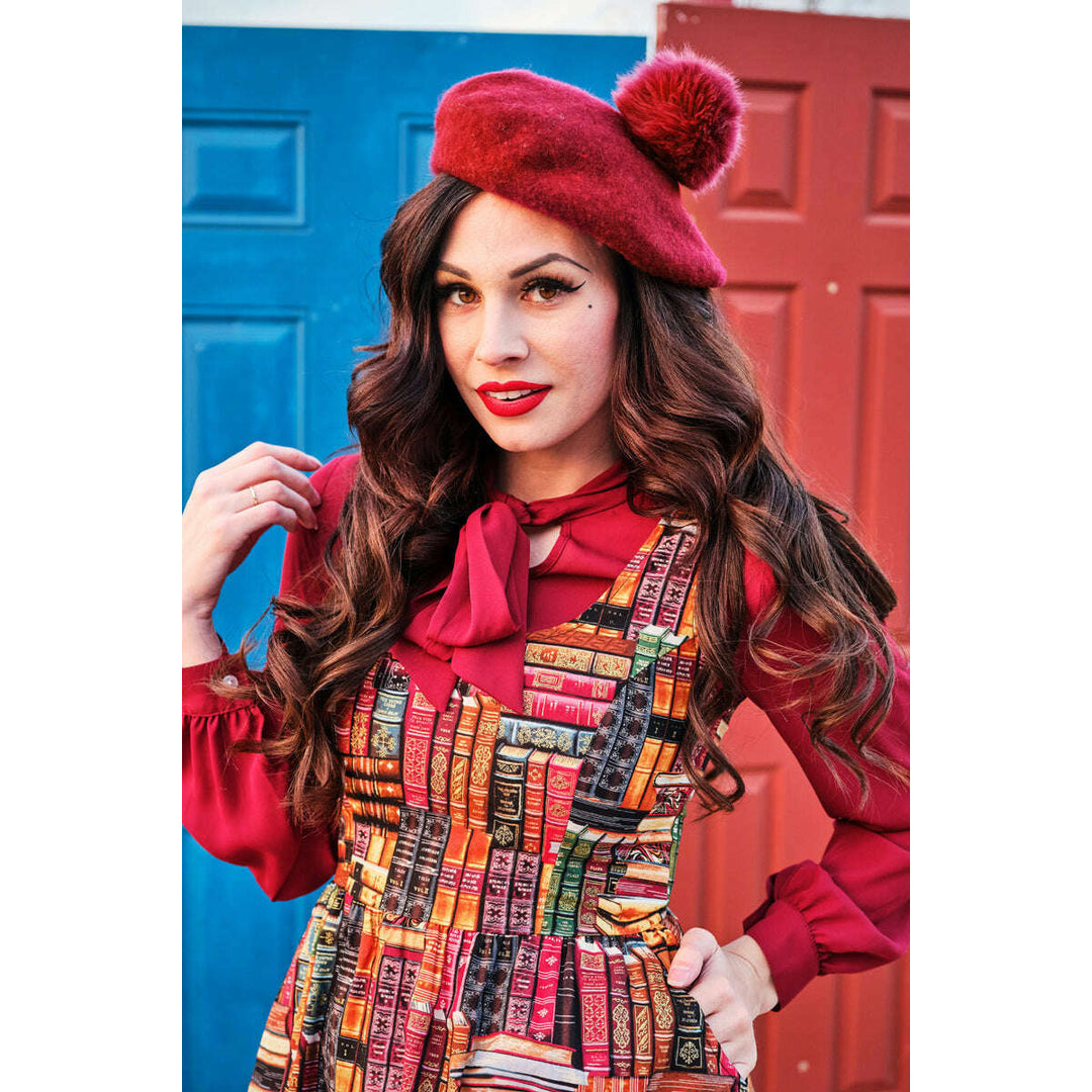 Don't Judge a Book by its Cover Fit & Flare Dress
