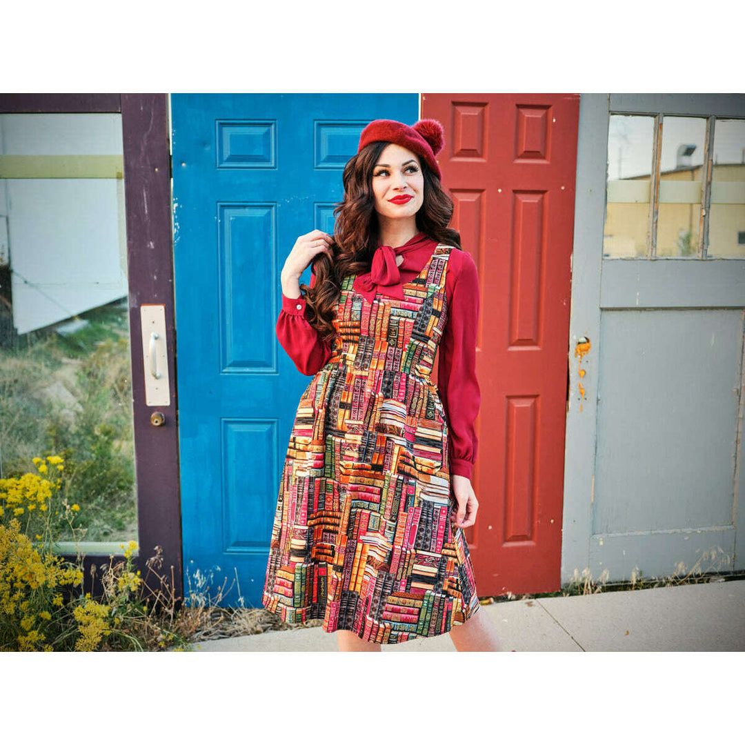 Don't Judge a Book by its Cover Fit & Flare Dress