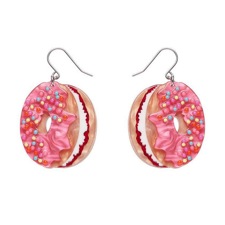 Donut Cake Drop Earrings by Erstwilder image