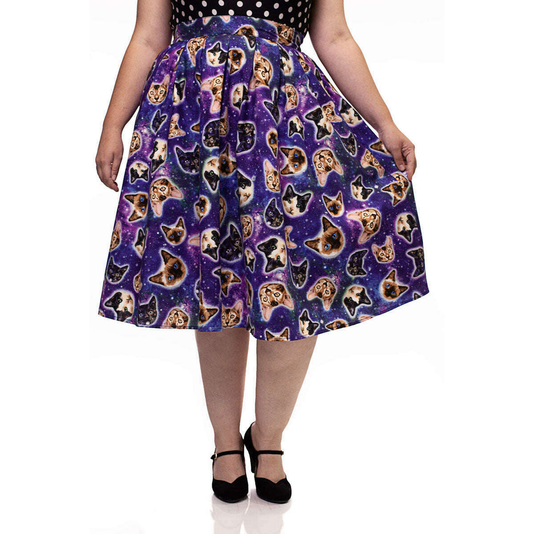 Doris Skirt in Space Cats