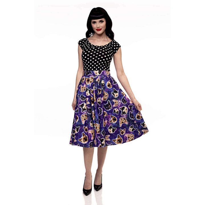 Doris Skirt in Space Cats