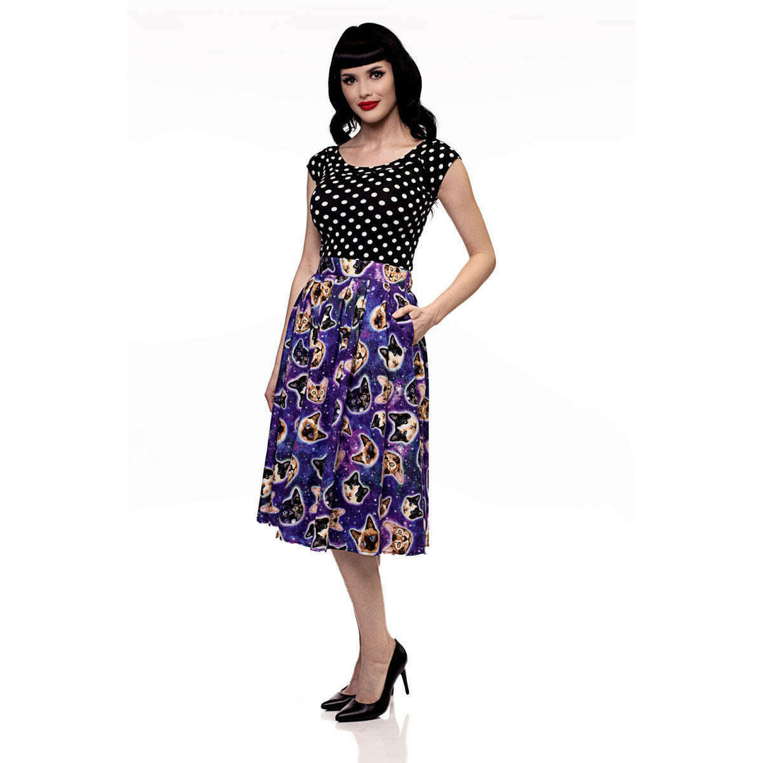 Doris Skirt in Space Cats