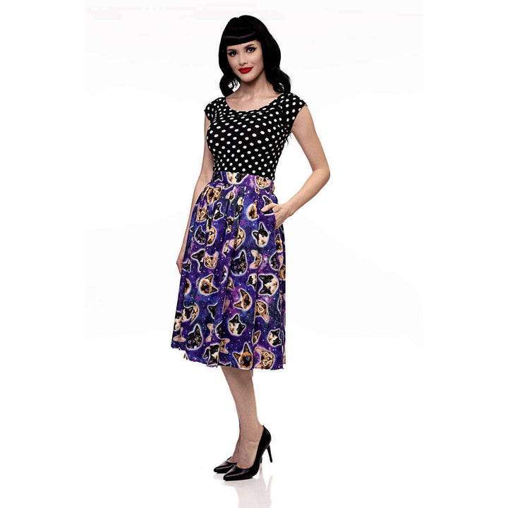 Doris Skirt in Space Cats