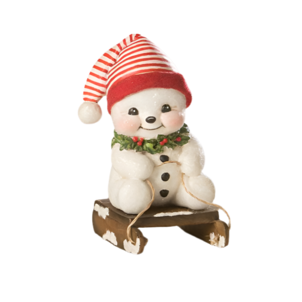 Down the Slopes Snowman by Bethany Lowe Designs