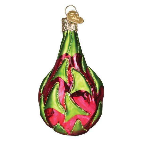 Old World Christmas Dragon Fruit Blown Glass Ornament