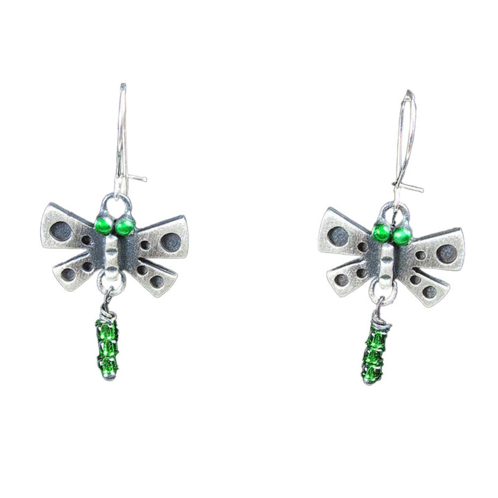 Dragonfly Earrings by Chickenscratch