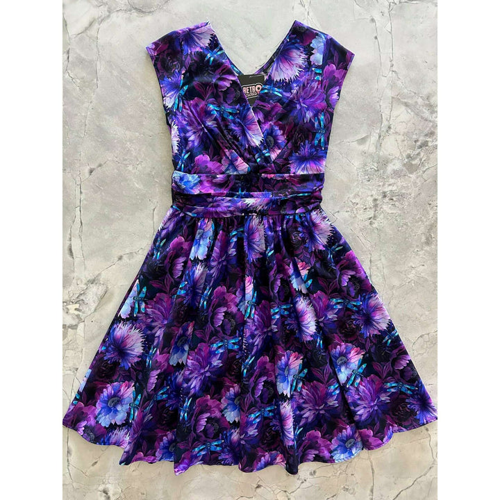 Dragonfly Floral Greta Dress