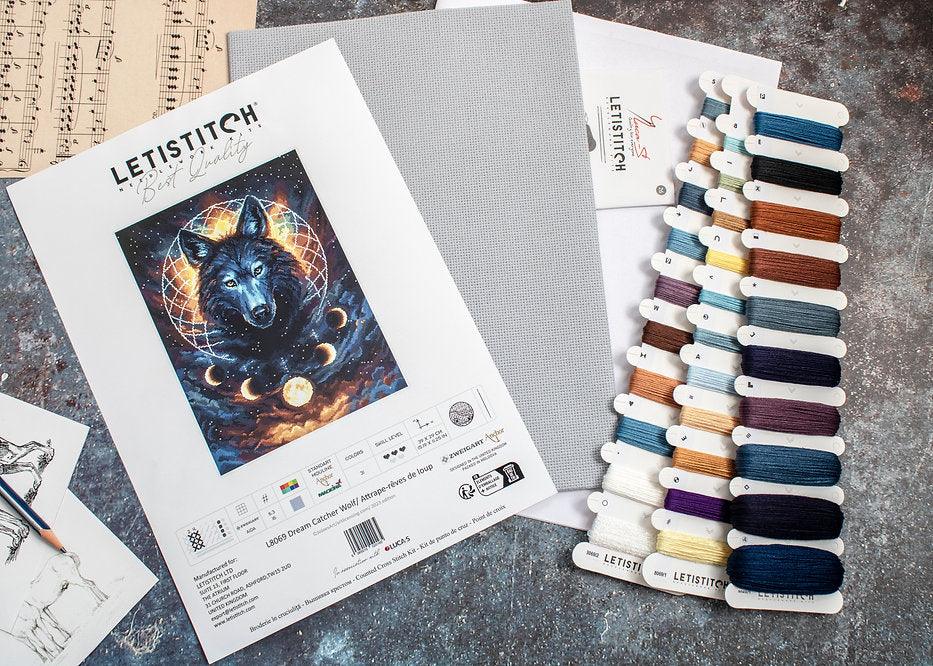 Dream Catcher Wolf L8069 Counted Cross Stitch Kit