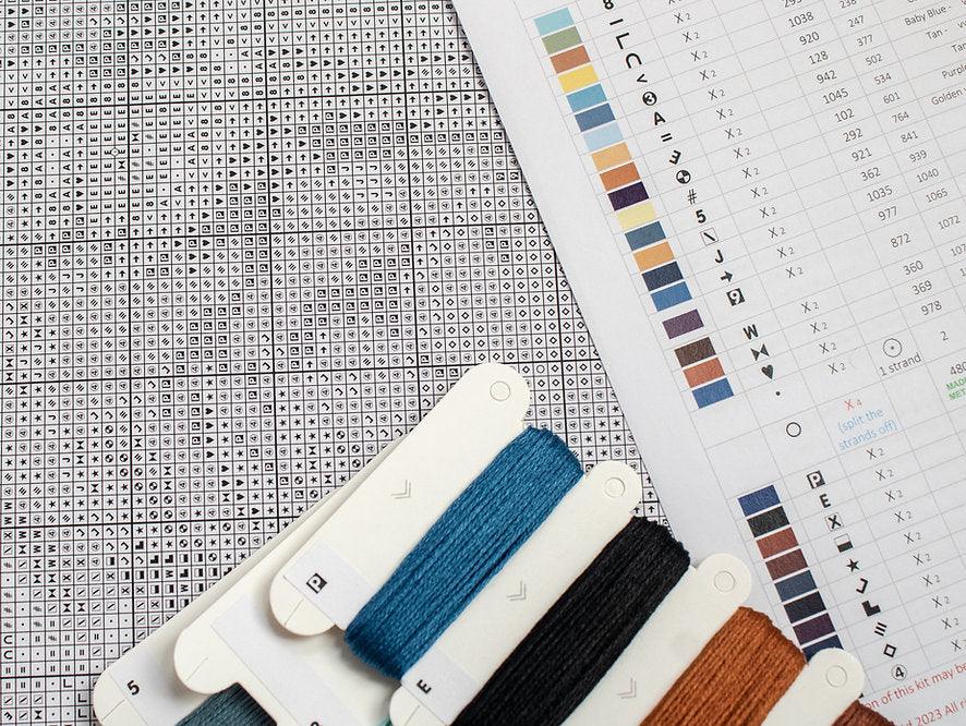 Dream Catcher Wolf L8069 Counted Cross Stitch Kit