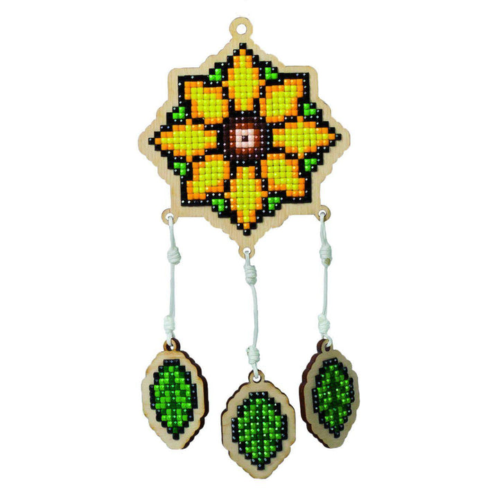 Dreamcatcher - Flower CSW203 Diamond Painting on Plywood Kit