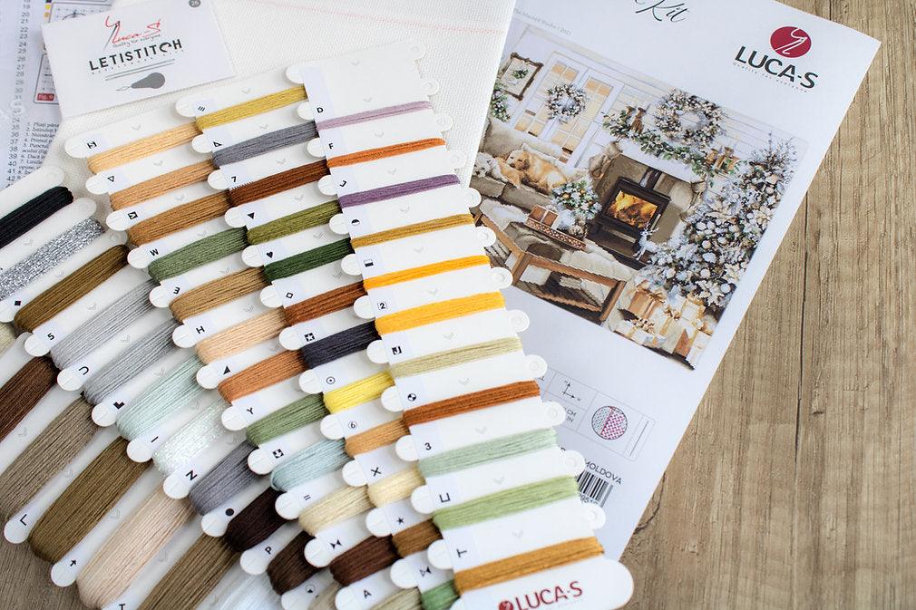 Dreaming of a White Christmas B2393L Counted Cross-Stitch Kit