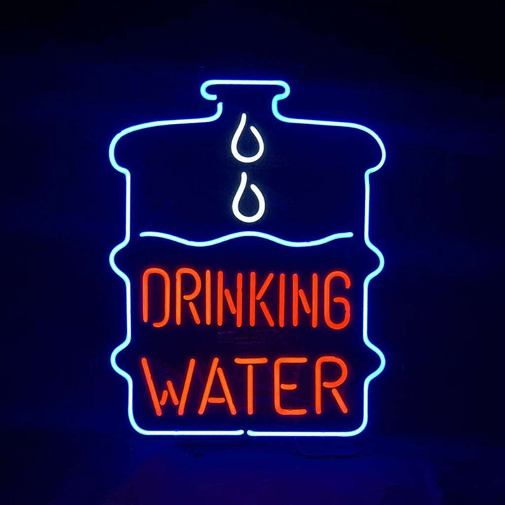 Drinking Water Neon Signs Light