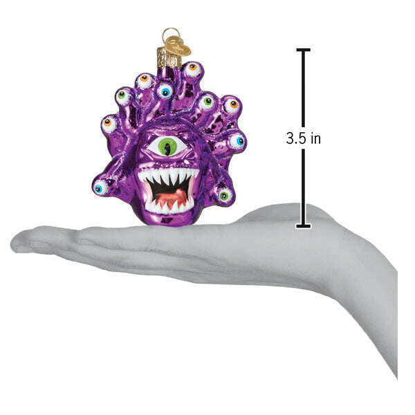 Old World Christmas Dungeons &amp; Dragons Beholder Blown Glass Ornament