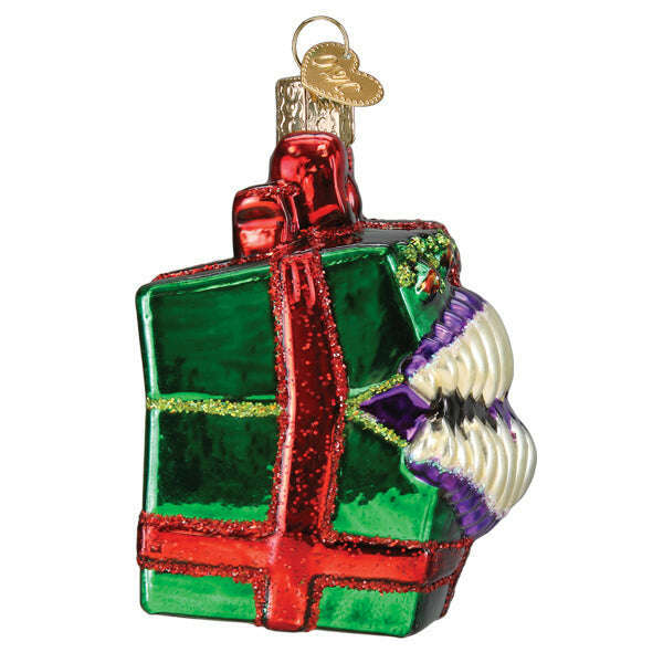 Old World Christmas Dungeons & Dragons Holiday Mimic Blown Glass Ornament