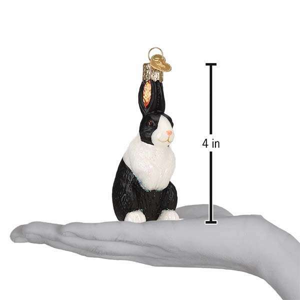 Old World Christmas Dutch Rabbit Blown Glass Ornament