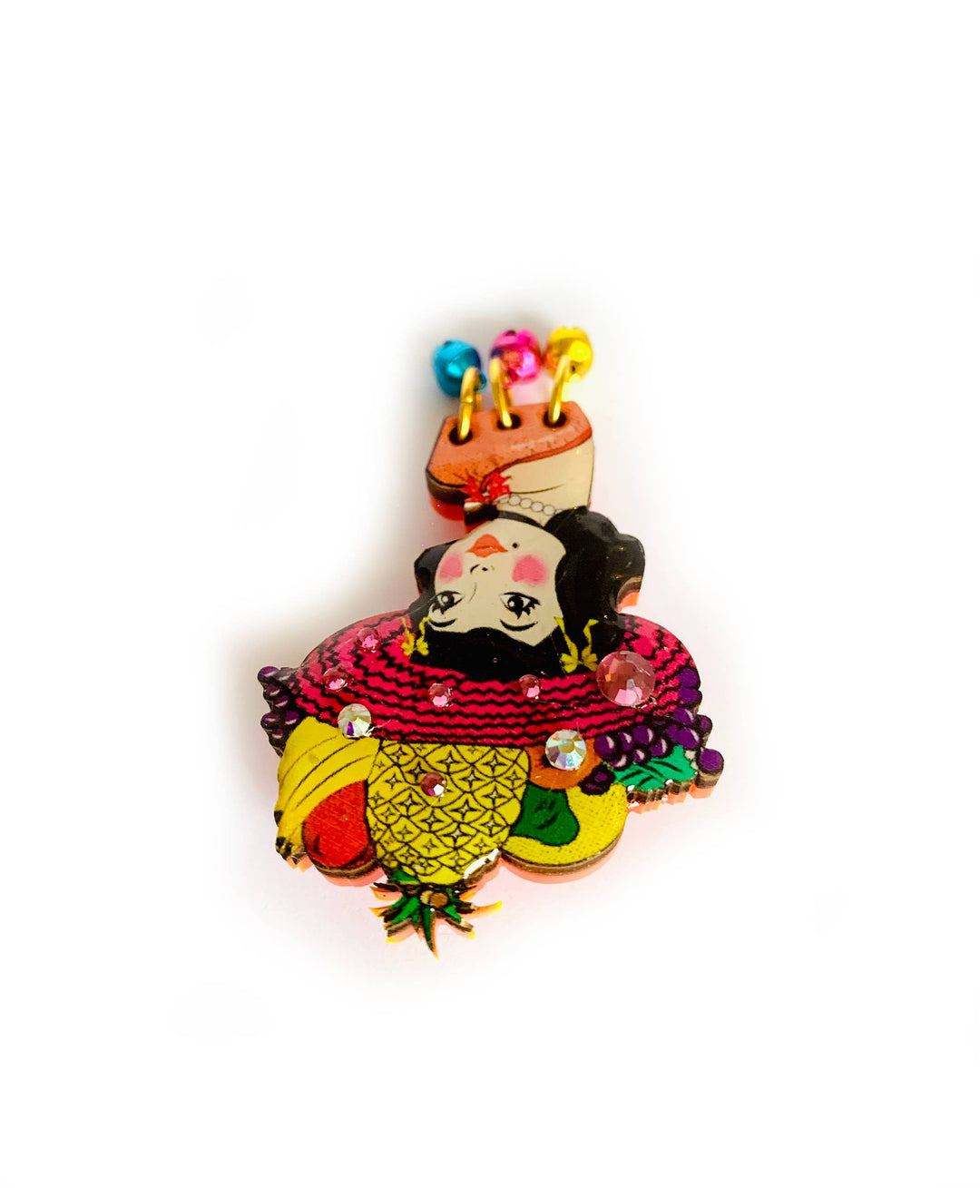 Miss Tutty Fruity Brooch by Rosie Rose Parker