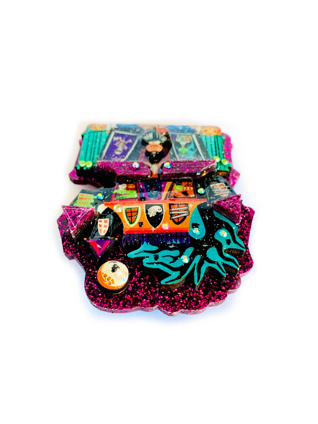 Big Spooky House Brooch by Rosie Rose Parker