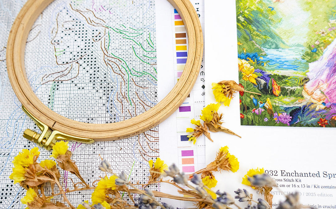 Enchanted Spring L9932 Counted Cross Stitch Kit