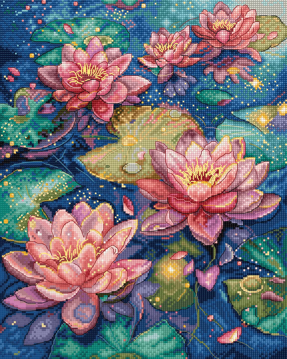 Water lily L9910 Counted Cross Stitch Kit
