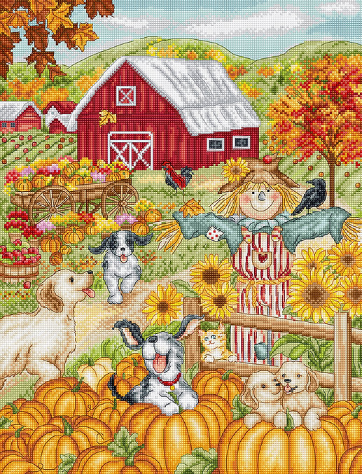 Autumn Farm L9936 Counted Cross Stitch Kit