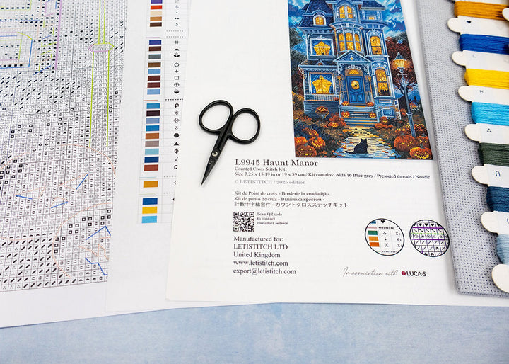 Haunt Manor L9945 Counted Cross Stitch Kit