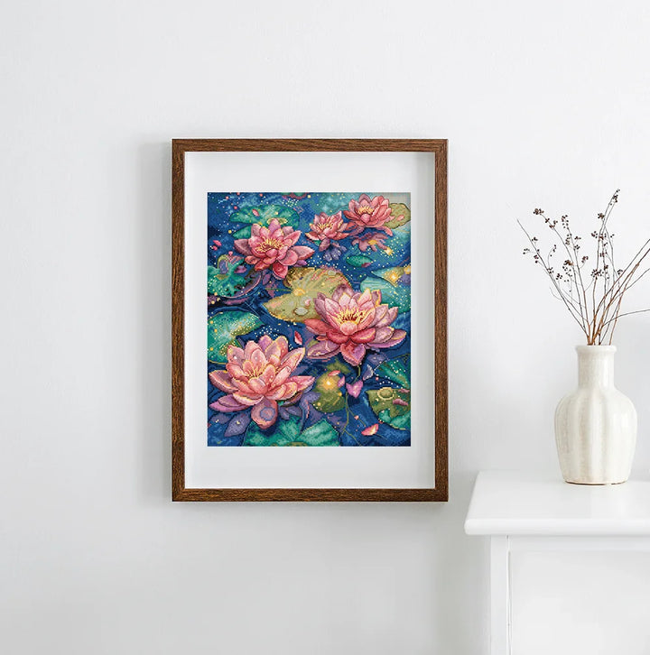 Water lily L9910 Counted Cross Stitch Kit